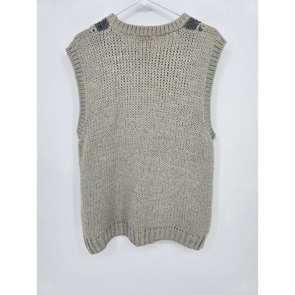 VTG 80’s JP Collection Size 18/20 Womens Sweater Vest Cable Knit Top - Picture 4 of 4